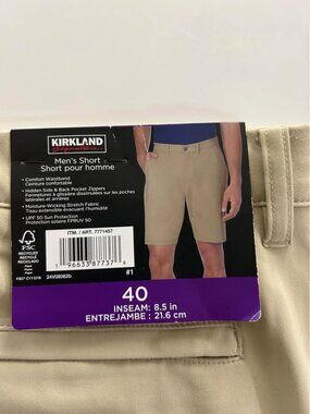 Men short Kirland (New with tag) size M